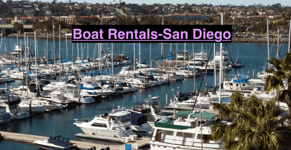 Where to Rent a Boat in San Diego