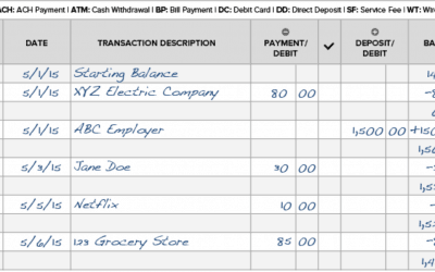 How To Use a Check Register